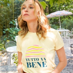 T-Shirt Jaune Tutto Va Bene by Les Futiles