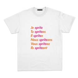 T-Shirt Blanc Spritzer HOMME Faubourg54