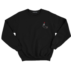Sweat Noir Adriana HOMME Faubourg54