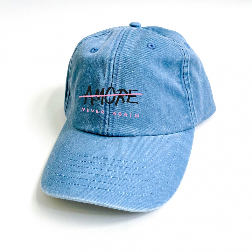 Casquette Denim Amore Never Again Accessoires Faubourg54 Casquette Denim Amore Never Again Accessoires Faubourg54
