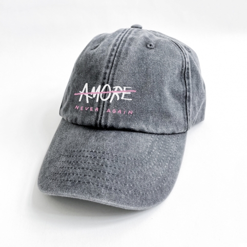 Casquette Denim Amore Never Again