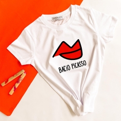 T-Shirt Blanc Bacio Picasso Enfant ENFANTS Faubourg54