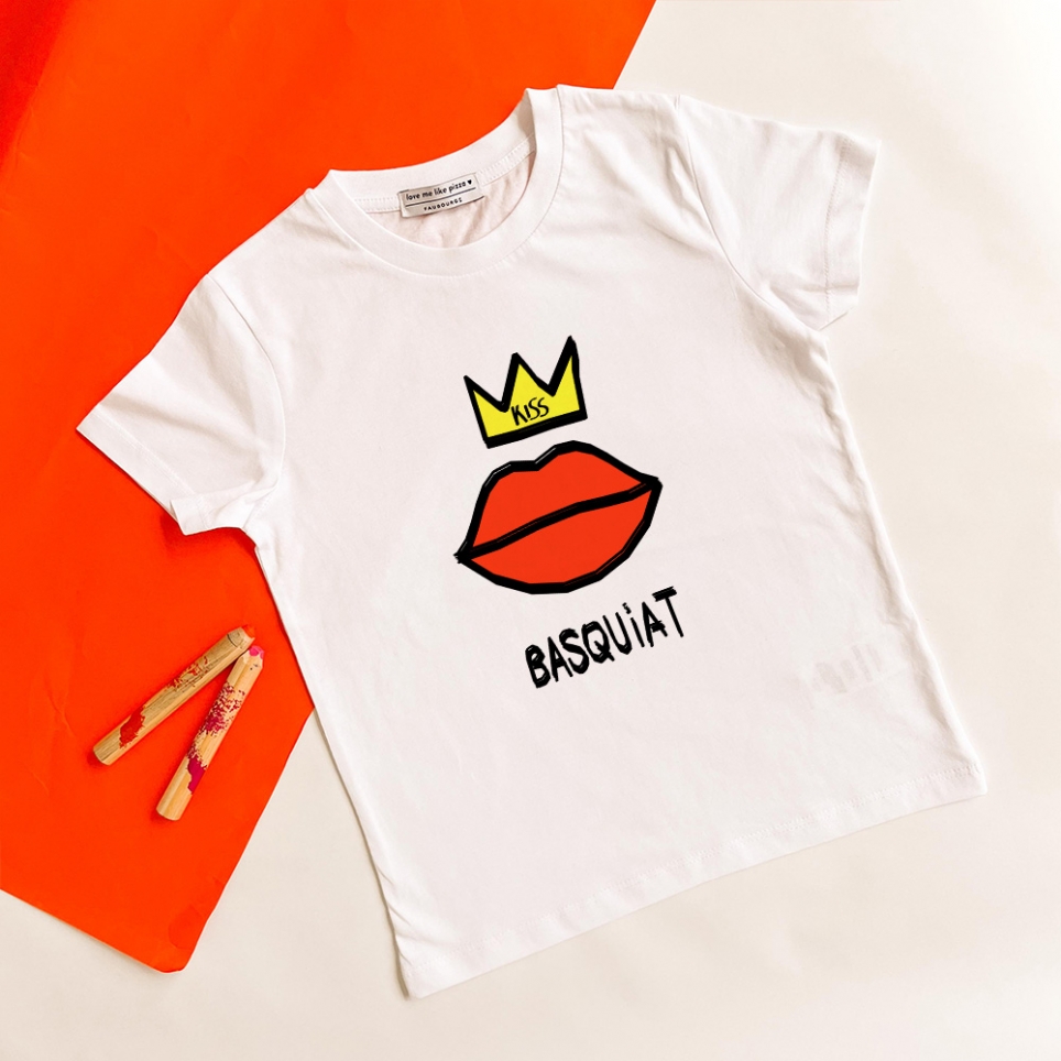 T-Shirt Blanc Basquiat Enfant ENFANTS Faubourg54