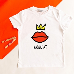 T-Shirt Blanc Basquiat Enfant ENFANTS Faubourg54