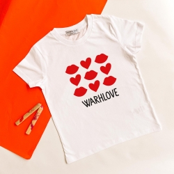 T-Shirt Blanc Warhlove Enfant ENFANTS Faubourg54
