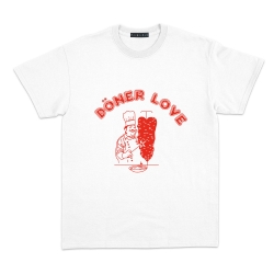 T-Shirt Blanc Döner Lover HOMME Faubourg54