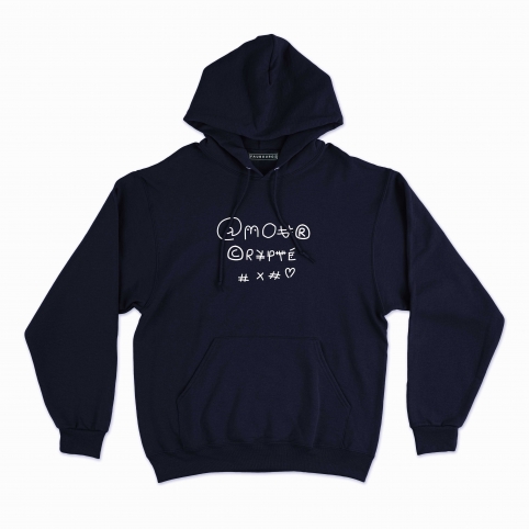 Sweat à Capuche Amour Crypté collection Digital Lover