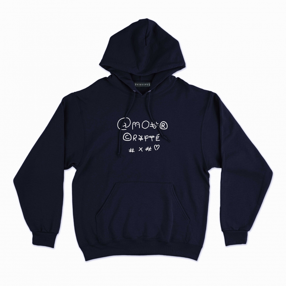 Sweat Capuche Amour Crypté HOMME Faubourg54