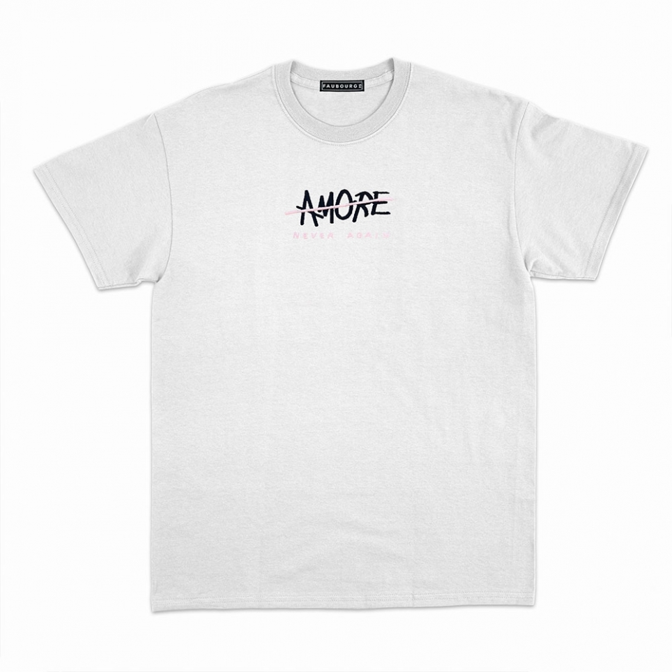 T-Shirt Amore Never Again HOMME Faubourg54