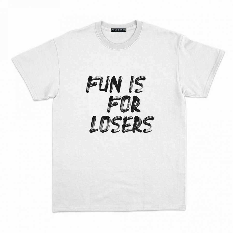 T-Shirt Fun Is For Losers Brush HOMME Faubourg54