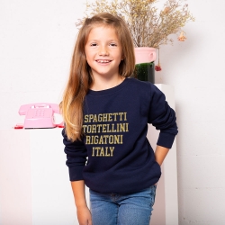 Sweat Bleu Rigatoni Enfant ENFANTS Faubourg54