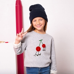 Sweat Gris Amarena Enfant ENFANTS Faubourg54