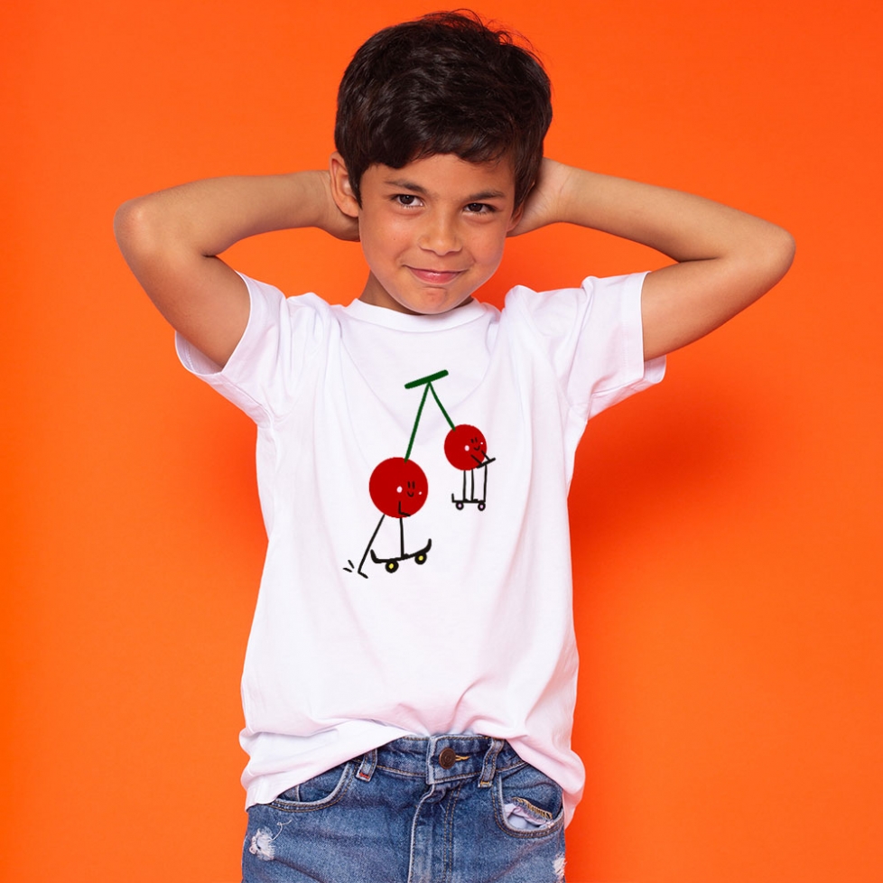 T-Shirt Blanc Amarena Enfant ENFANTS Faubourg54