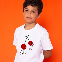 T-Shirt Blanc Amarena Enfant ENFANTS Faubourg54