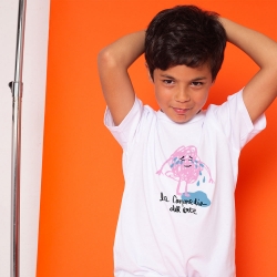 T-Shirt Blanc Commedia Dell'Arte Enfant ENFANTS Faubourg54