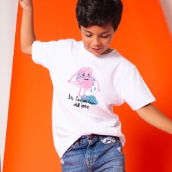 T-Shirt Blanc Commedia Dell'Arte Enfant ENFANTS Faubourg54