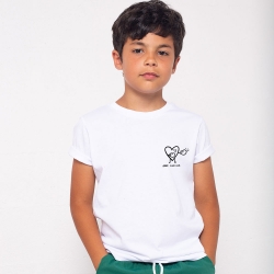 T-Shirt Blanc Fight Club Enfant ENFANTS Faubourg54