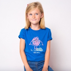 T-Shirt Bleu Royal Commedia Dell'Arte Enfant ENFANTS Faubourg54