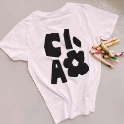 T-Shirt Blanc Ciao Fiore Enfant ENFANTS Faubourg54