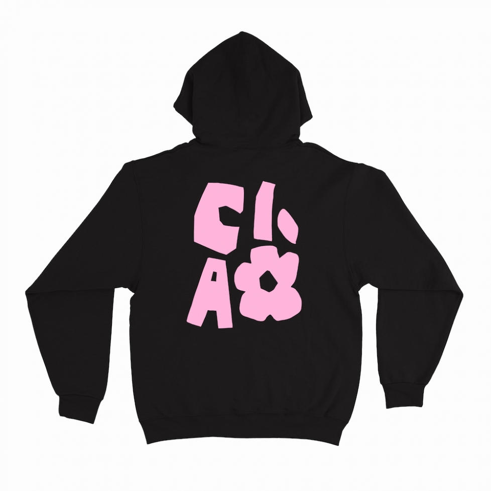 Sweat Capuche Ciao Fiore Noir