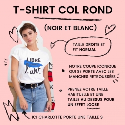 T-shirt Blanc La Vie En Ose FEMME Faubourg54