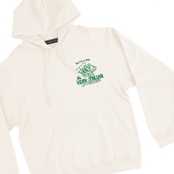 Sweat Capuche Italian Attitude Club Crème Faubourg54