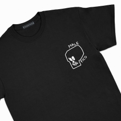 T-shirt Tête de mort noir Homme Faubourg 54
