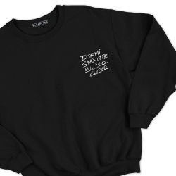 Sweatshirt noir avec rose Faubourg 54 Sweatshirt noir avec rose Faubourg 54