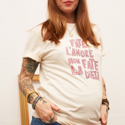 T-shirt Crème Fate l'Amore Mamma Racine Faubourg54