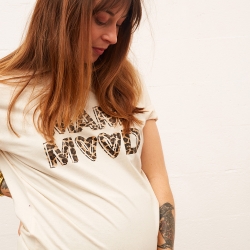 T-shirt Crème Mam Mood Mamma Racine Faubourg54 T-shirt Crème Mam Mood Mamma Racine Faubourg54