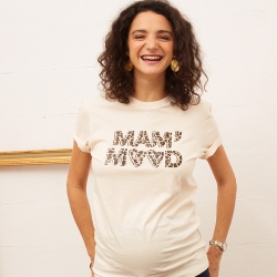 T-shirt Crème Mam Mood Mamma Racine Faubourg54 T-shirt Crème Mam Mood Mamma Racine Faubourg54