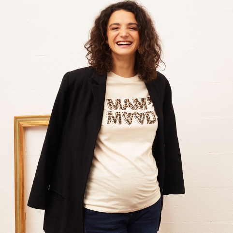 T-shirt Crème Mam Mood Mamma collection MAMMA