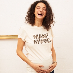 T-shirt Crème Mam Mood Mamma Racine Faubourg54 T-shirt Crème Mam Mood Mamma Racine Faubourg54