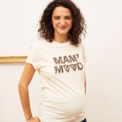 T-shirt Crème Mam Mood Mamma Racine Faubourg54 T-shirt Crème Mam Mood Mamma Racine Faubourg54
