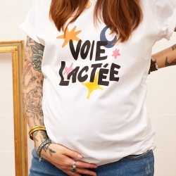 T-shirt Blanc Voie Lactée Mamma MAMMA Faubourg54 T-shirt Blanc Voie Lactée Mamma MAMMA Faubourg54