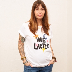 T-shirt Blanc Voie Lactée Mamma MAMMA Faubourg54 T-shirt Blanc Voie Lactée Mamma MAMMA Faubourg54