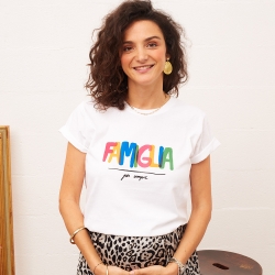 T-shirt Blanc Famiglia Mamma MAMMA Faubourg54 T-shirt Blanc Famiglia Mamma MAMMA Faubourg54