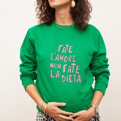 Sweat Vert Fate L'Amore Mamma MAMMA Faubourg54