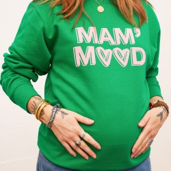 Sweat Vert Mam Mood Mamma MAMMA Faubourg54