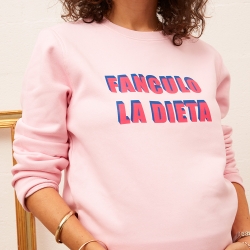 Sweat Rose Fanculo la Dieta Mamma MAMMA Faubourg54 Sweat Rose Fanculo la Dieta Mamma MAMMA Faubourg54