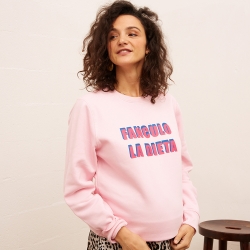 Sweat Rose Fanculo la Dieta Mamma MAMMA Faubourg54 Sweat Rose Fanculo la Dieta Mamma MAMMA Faubourg54
