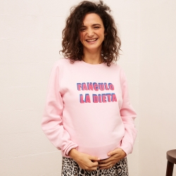 Sweat Rose Fanculo la Dieta Mamma MAMMA Faubourg54 Sweat Rose Fanculo la Dieta Mamma MAMMA Faubourg54
