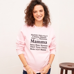 Sweat Rose Mamma Mondo MAMMA Faubourg54 Sweat Rose Mamma Mondo MAMMA Faubourg54