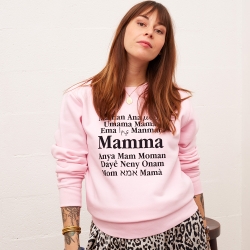Sweat Rose Mamma Mondo MAMMA Faubourg54 Sweat Rose Mamma Mondo MAMMA Faubourg54