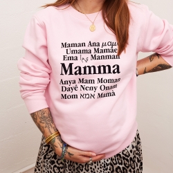 Sweat Rose Mamma Mondo MAMMA Faubourg54 Sweat Rose Mamma Mondo MAMMA Faubourg54