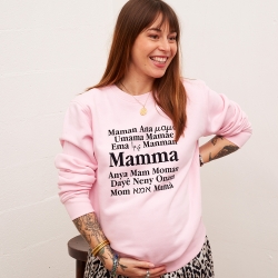 Sweat Rose Mamma Mondo MAMMA Faubourg54 Sweat Rose Mamma Mondo MAMMA Faubourg54