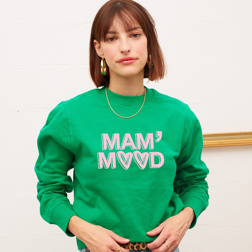 Green Sweatshirt Mam Mood