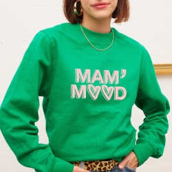 Sweat Vert Mam Mood FEMME Faubourg54