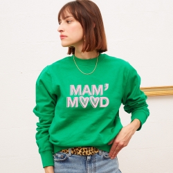 Sweat Vert Mam Mood FEMME Faubourg54