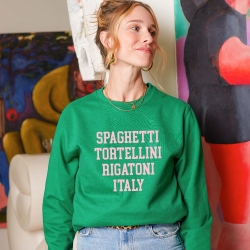 Sweat Femme Vert Rigatoni Faubourg54